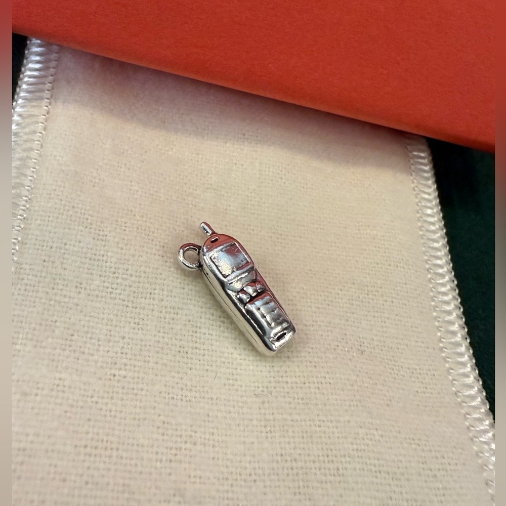 Retired James Avery Sterling Silver Cell Phone Charm